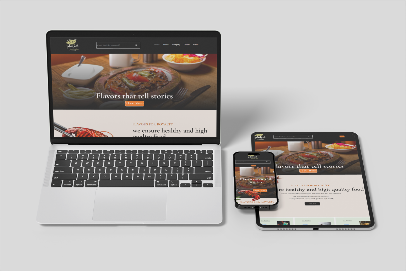 You are currently viewing Restaurant landing page
